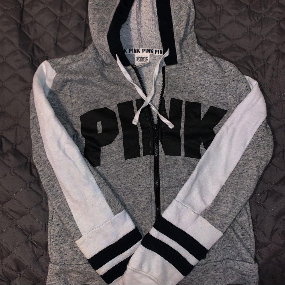 Pink zip up jacket